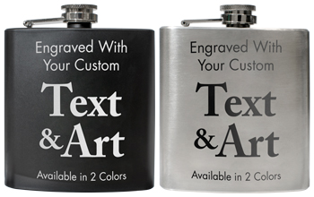 2 Colors of Stainless Steel Flasks