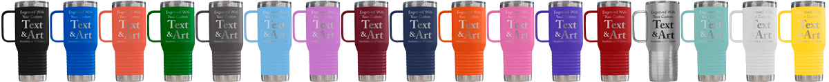 17 Colors of Tumblers with Handles