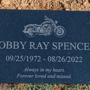 Order 789676 Review Image. Granite headstone for Bobby Ray Spencer.