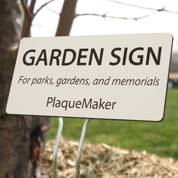 Personalized Garden Plaques Outdoor Plastic Preview Tool Plastic Garden Sign