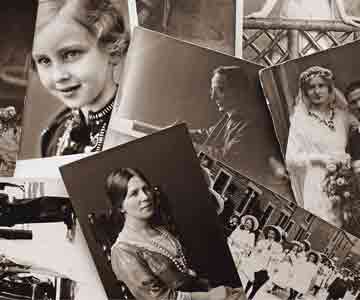 A photo collage showcasing family history and ancestry.