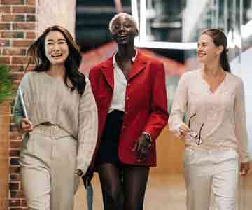 3 Business Woman walking