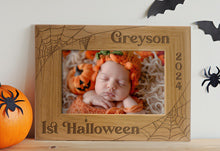 Fall Gifts Featuring Custom Engraved Baby's First Halloween Picture Frame