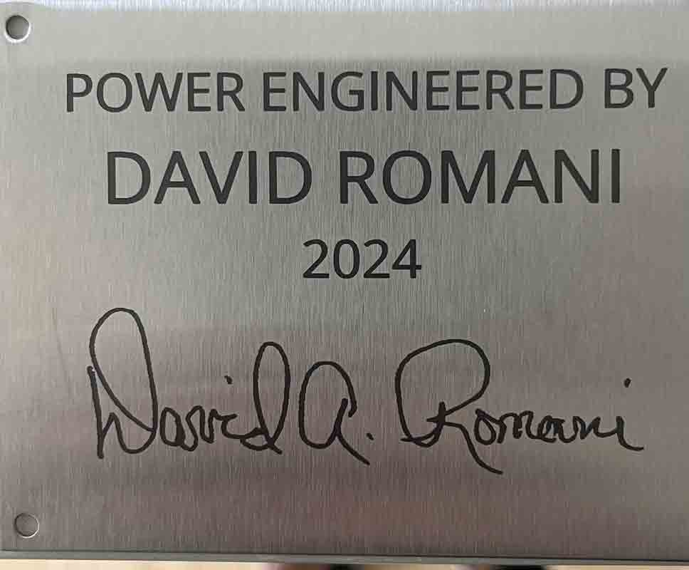 Customer Image Review for 4” x 3” Stainless Steel Sign