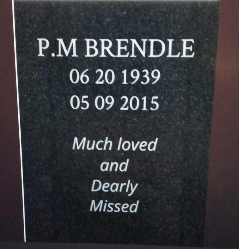 Customer Image Review for 8.5” x 11” Granite Plaque