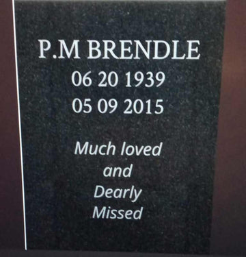 Customer Image Review for 8.5” x 11” Granite Plaque
