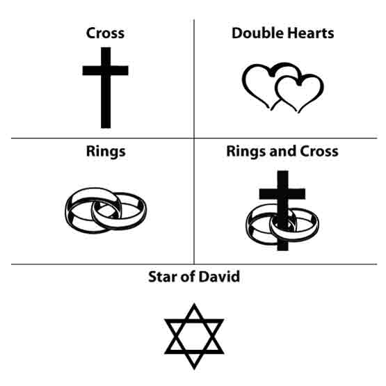 Available Clipart for Double Headstone.