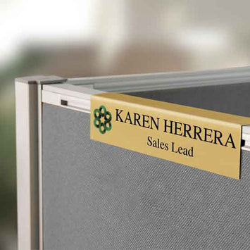 Custom Cubicle Name Plates and Cubicle Tags | PlaqueMaker.com