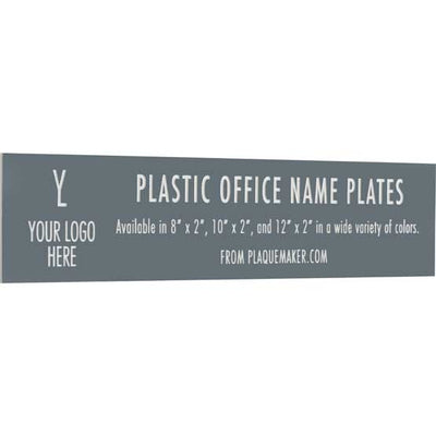 Custom Name Plate - Plastic Office Name Plate, Engraved Name Plate