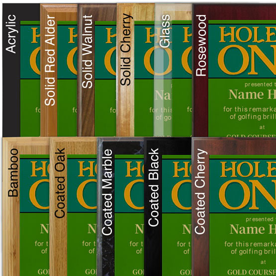 Custom Hole in One Plaque - Celebrate This Rare Golf Achievement