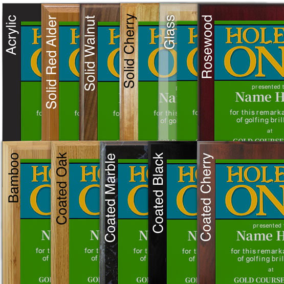 Custom Hole in One Plaque - Celebrate This Rare Golf Achievement