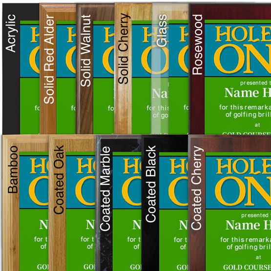 Custom Hole in One Plaque - Celebrate This Rare Golf Achievement