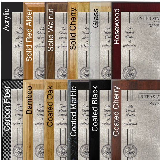 Comparison of board options with titanium steel metal