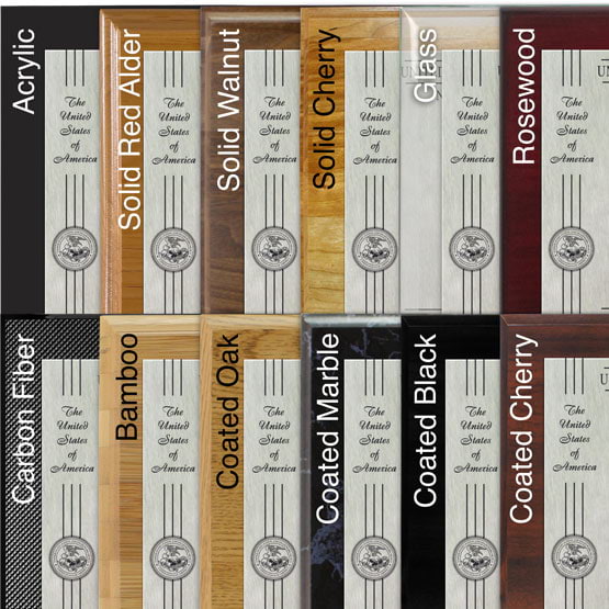 Comparison of board options with stainless steel metal