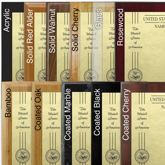 Comparison of board options with brass metal