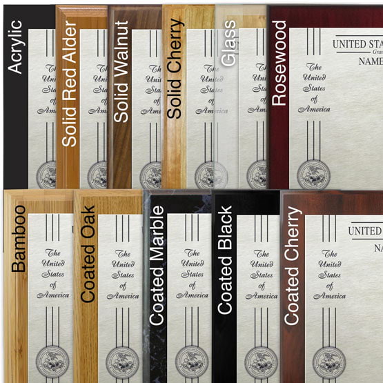Comparison of board options with stainless steel metal