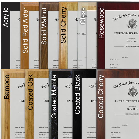 Comparison of board options with silver aluminum metal.