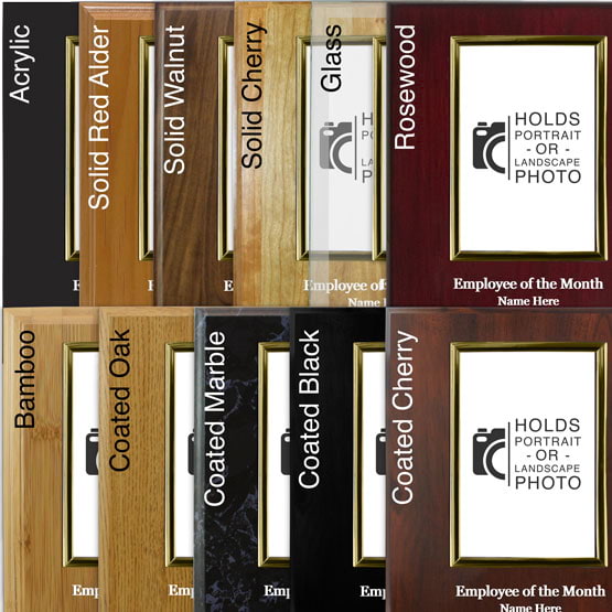 Comparison of board options with gold frame