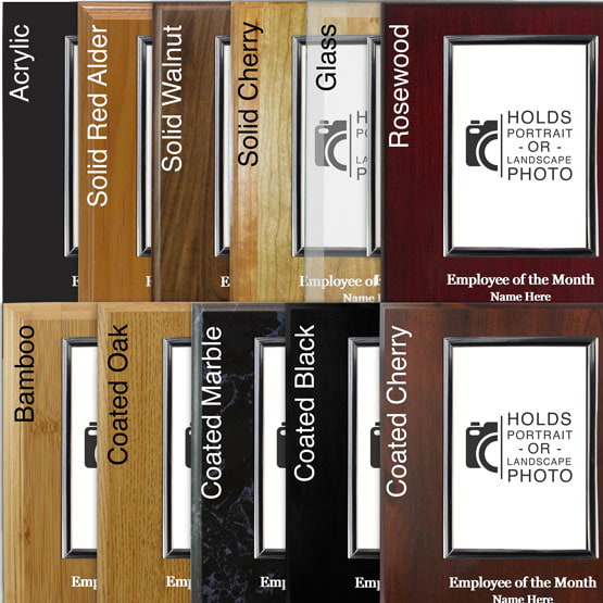 Comparison of board options with silver frame