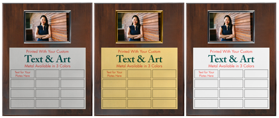 3 Colors of Picture Frame Perpetual Plaques