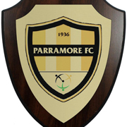 Order 795313 Review Image. Gold shield plaque for Paramore FC.