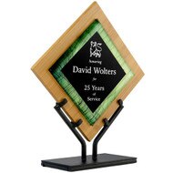 Custom Green Acrylic Bamboo Awards