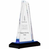 Custom Blue Acrylic Star Tower