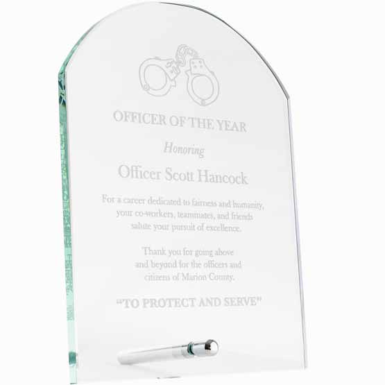 Custom Tombstone Glass Awards