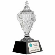 Custom Ornate Crystal Cup Trophy
