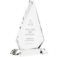 Custom Crystal Prism Awards on Base