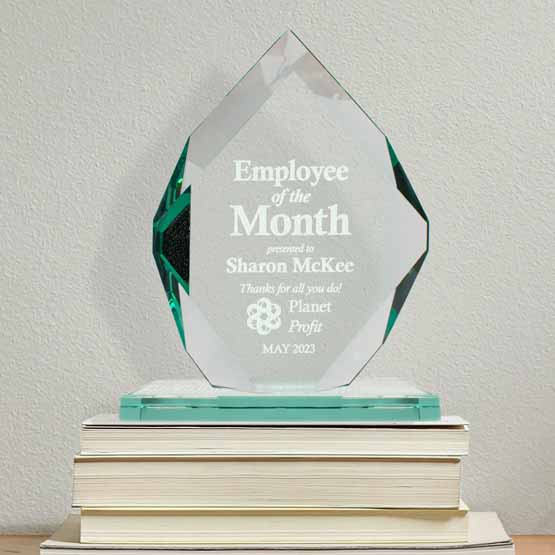 Custom Royal Diamond Award on Books