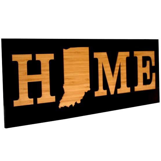 Acrylic State Home Sign by Window