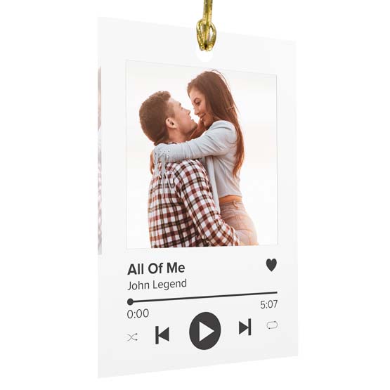 Personalized Music Album Cover Picture Acrylic Ornament