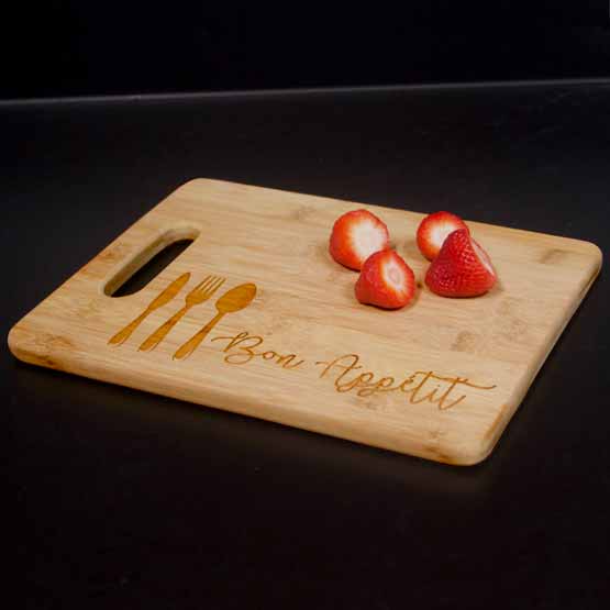 Bamboo Cutting Boards on Counter