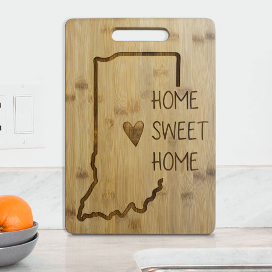 Custom Bamboo Chopping Board Thick Kitchen Meal Prep Cutting Board