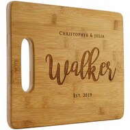 Custom Newly Wed Wood Cutting Board