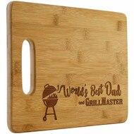 Custom World Best Dad Cutting Board