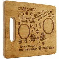 Custom Dear Santa Cutting Board