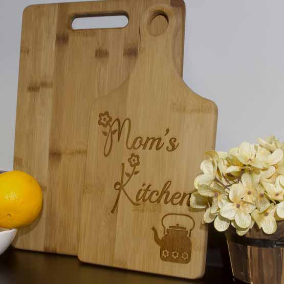 Paddle Cutting Board in Kitchen