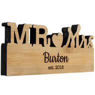 Custom Mr. & Mrs. Table Top Sign