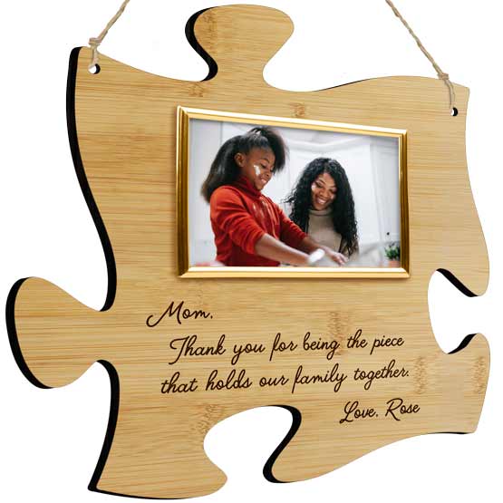 Custom Family Puzzle Picture Frame