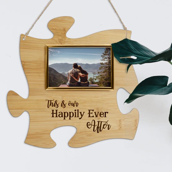 Happily Ever After Puzzle Frame