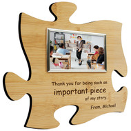 Custom Teacher Puzzle Wood Frame