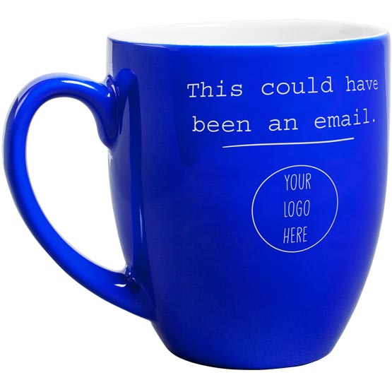 Custom Could of Been Email Blue Mug