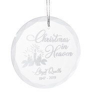 Custom Christmas in Heaven Ornament