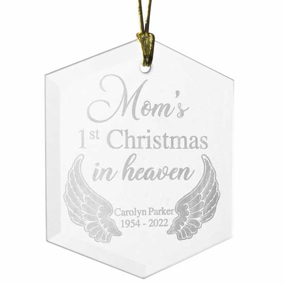 Custom 1 Christmas Heaven Ornament