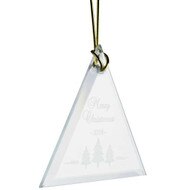 Custom Triangle Christmas Ornament