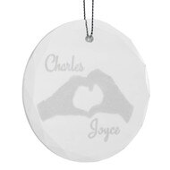 Custom Crystal Circle Sun Catcher
