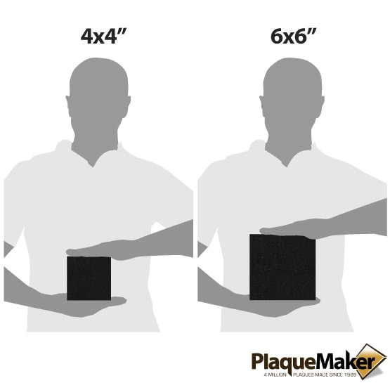 Black Granite Coaster Size Guide