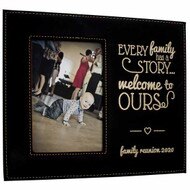 Custom Black and Gold Message Frame